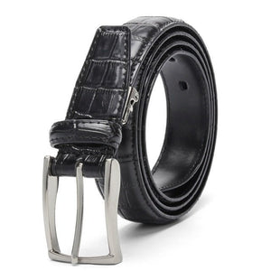 GatorLuxe Exotic Pin Buckle Leather Belt