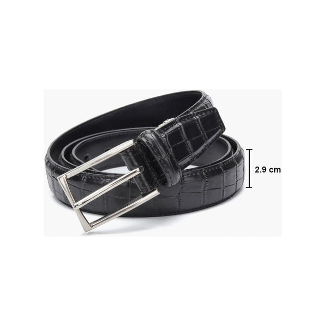 GatorLuxe Exotic Pin Buckle Leather Belt