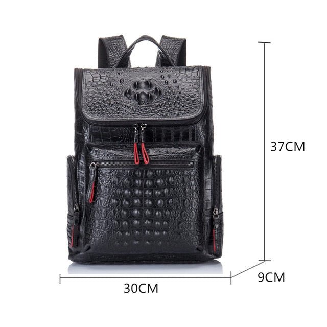 Gatorluxe Exotic Zipper Softback Flap Backpack - FINAL SALE