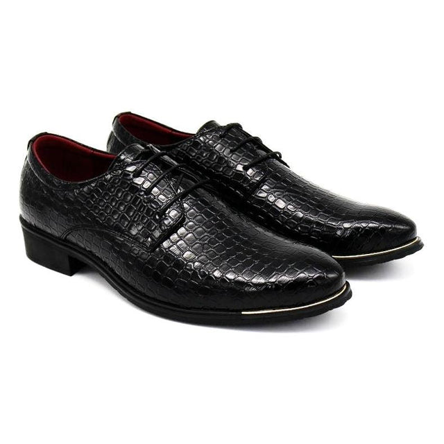 Gatorluxe Lace Up Full Grain Leather Derby Shoes - FINAL SALE