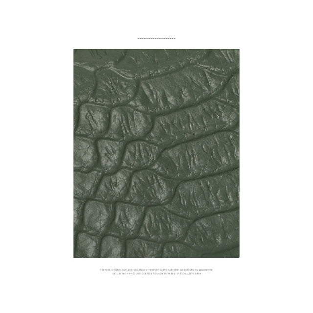 GlamLuxe Alligator Pattern Leather Crossbody Tote Bag