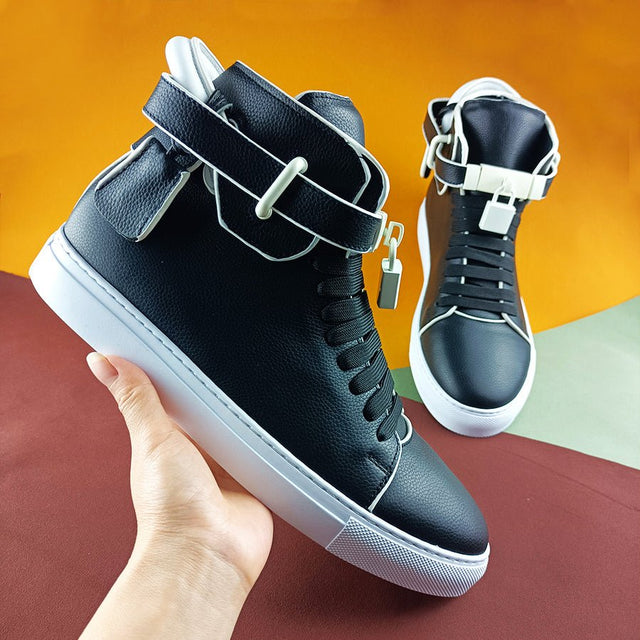 Zenith High-Top – Black Smooth