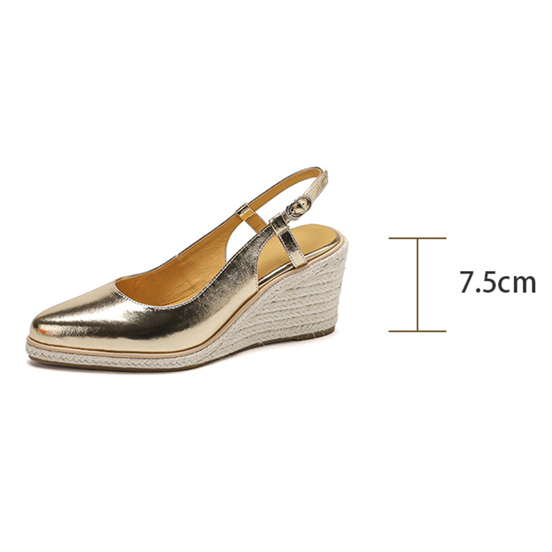 Granderie Veltique Slip-On Wedges