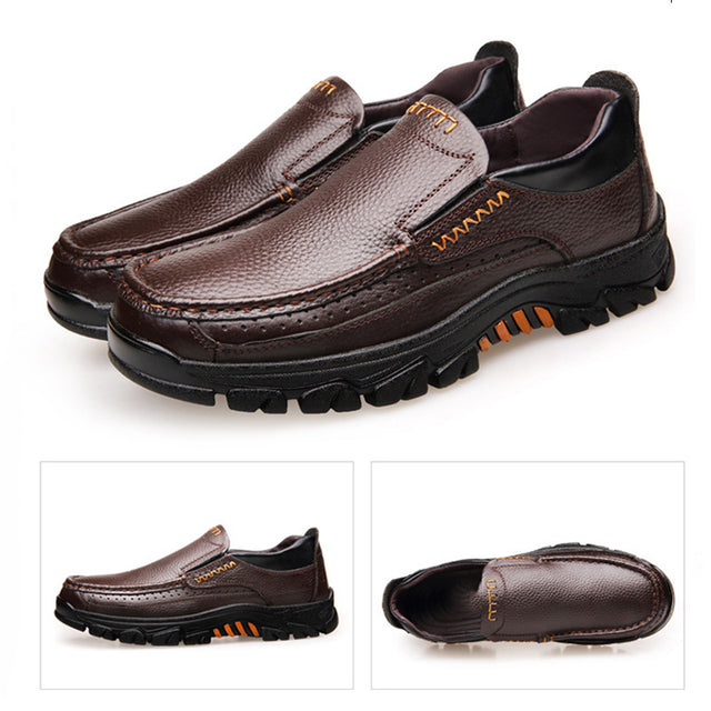 AlliLux Round Toe Slip on Alligator Derby Shoes