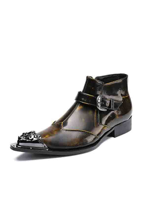 FancyLeather Exotic Ankle Boots