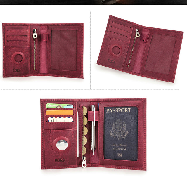Laquelle Luxe Zipper Passpost Purse