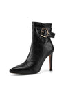 Luxury Leather Pointed Toe Tall Boots