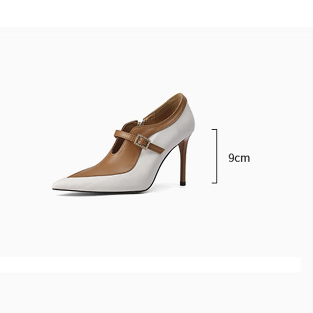 AlliLuxe Classic Elegant Heel Shoes