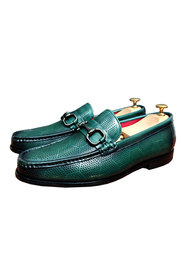 LuxLeather Elegant Slip On Loafers