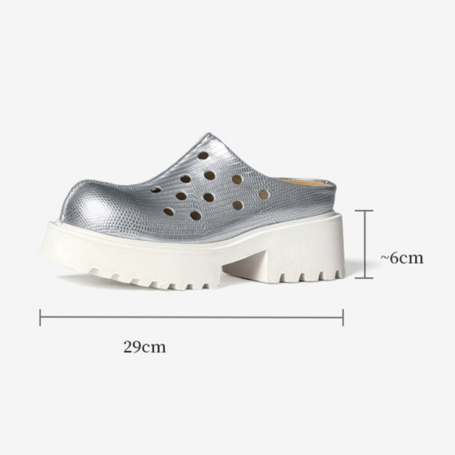 Luxalon Wedding Platform Slip Shoes