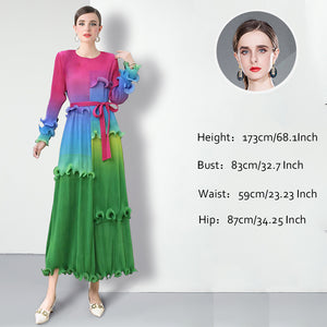 Trendy Pleated Oversized Dresses