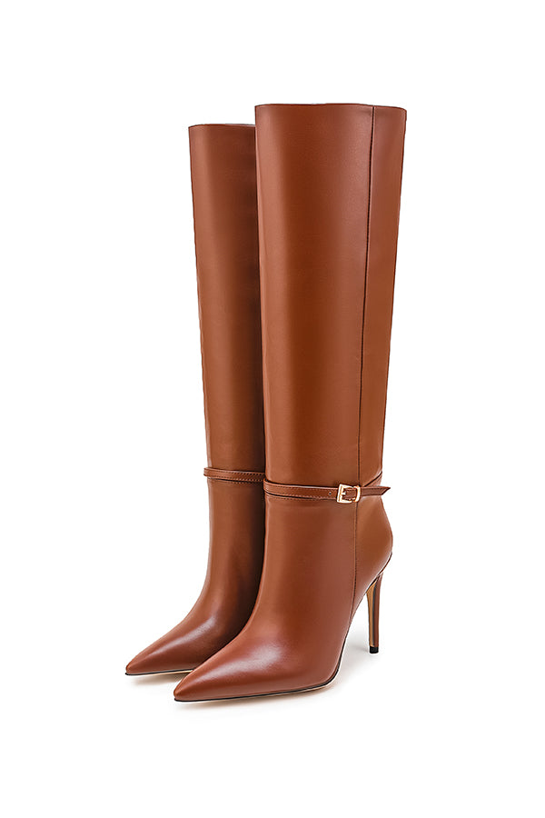 Luxe Chic Winter High Heeled Boots