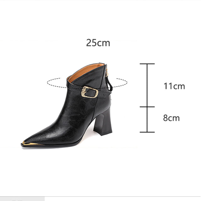 Auburnyx Couture Pointed Toe Event Boots