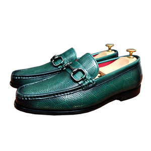 LuxLeather Elegant Slip On Loafers