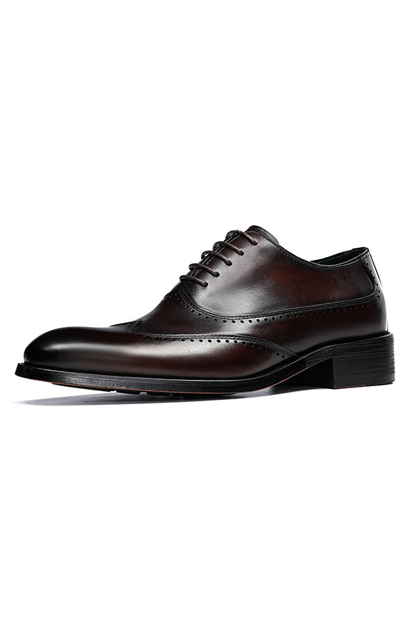 Eldorian Elegance Leather Laces Loafers