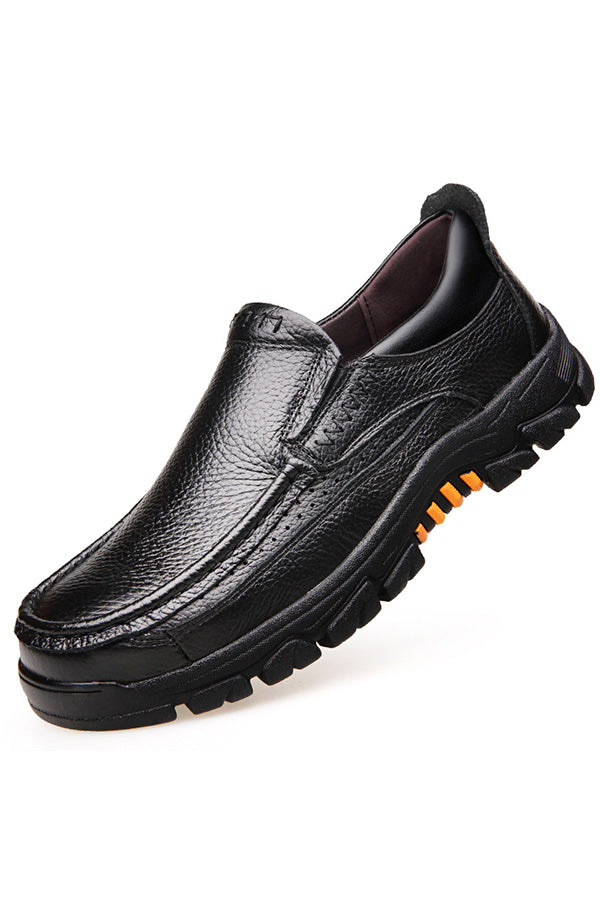 AlliLux Round Toe Slip on Alligator Derby Shoes