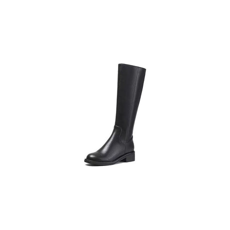 LeatherLux Chic Knee-High Boots
