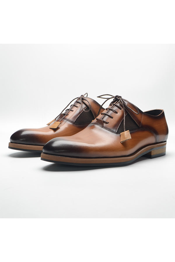 AlliElegance Luxe Brogue Oxford Dress Shoes