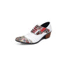 Luxe Exotic Texture Genuine Leather Oxford Dress Shoes