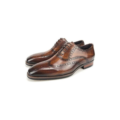 Luxe Italian Leather Platform Oxford Dress Shoes