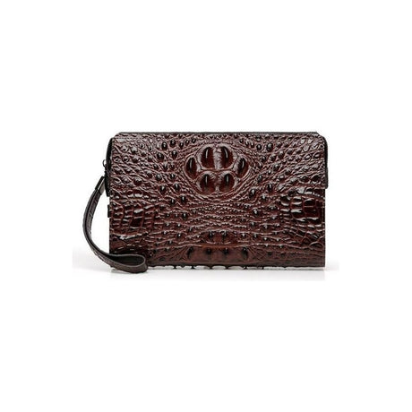 Luxegator Genuine Leather Exotic Zipper Clutch Wallet - FINAL SALE