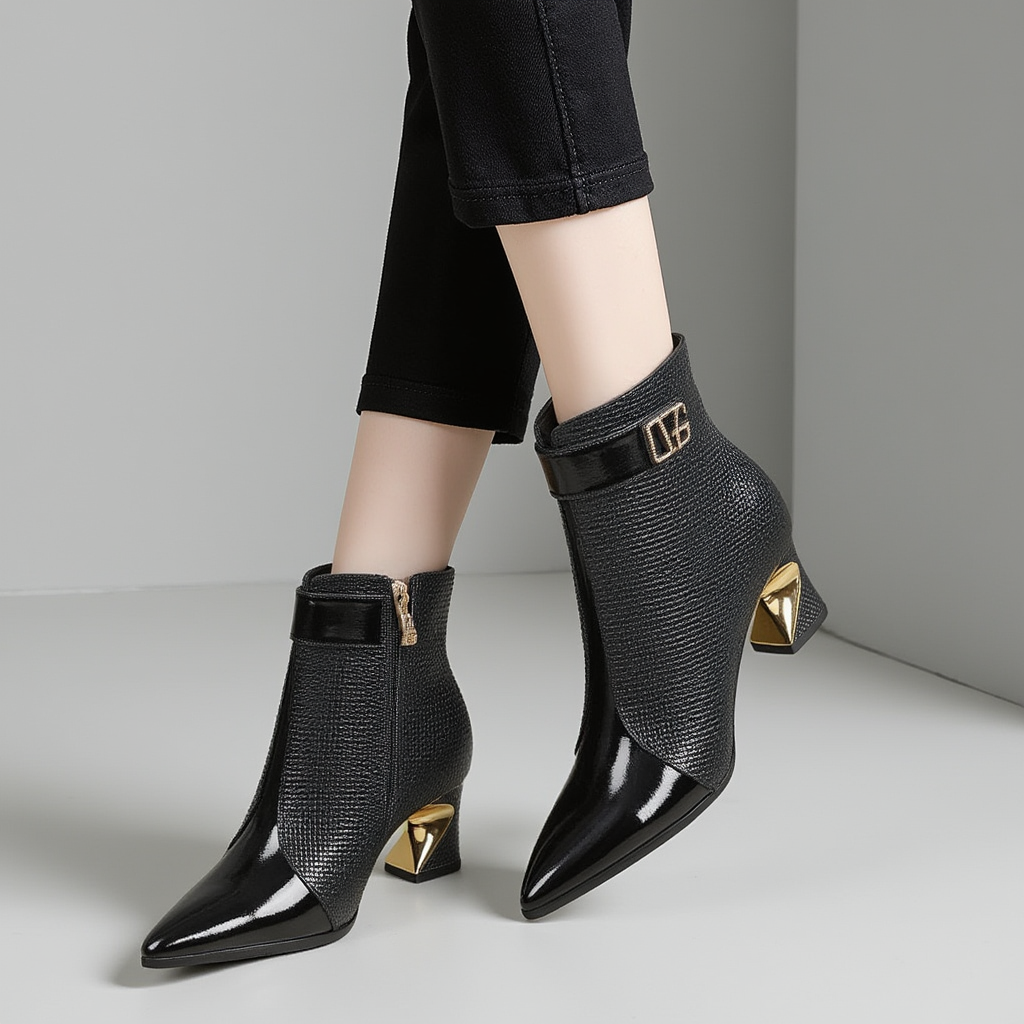 Croctex Zephyrique Zipper Ankle Boots