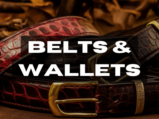 Shop the Exotic Belts & Wallets Collection at Crocodile Wear for ...