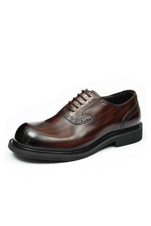 AlliElegance Luxe Brogue Oxford Dress Shoes