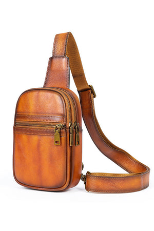 ElegantEquus Genuine Leather Chest Bag