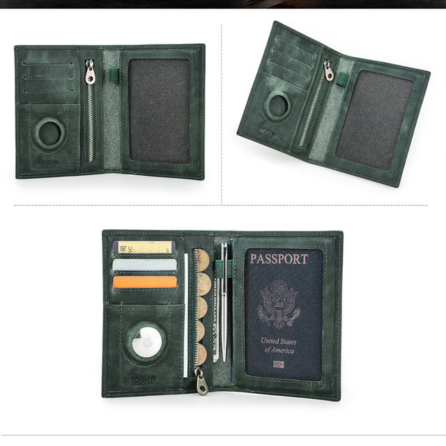 Laquelle Luxe Zipper Passpost Purse