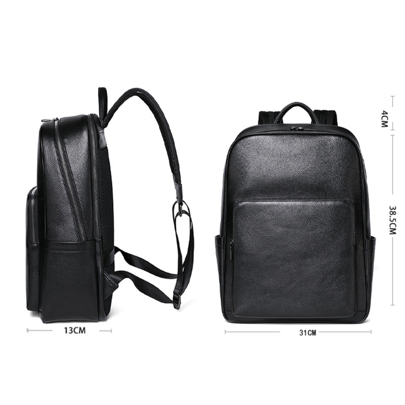 LuxLeather Laptop Travel Backpack