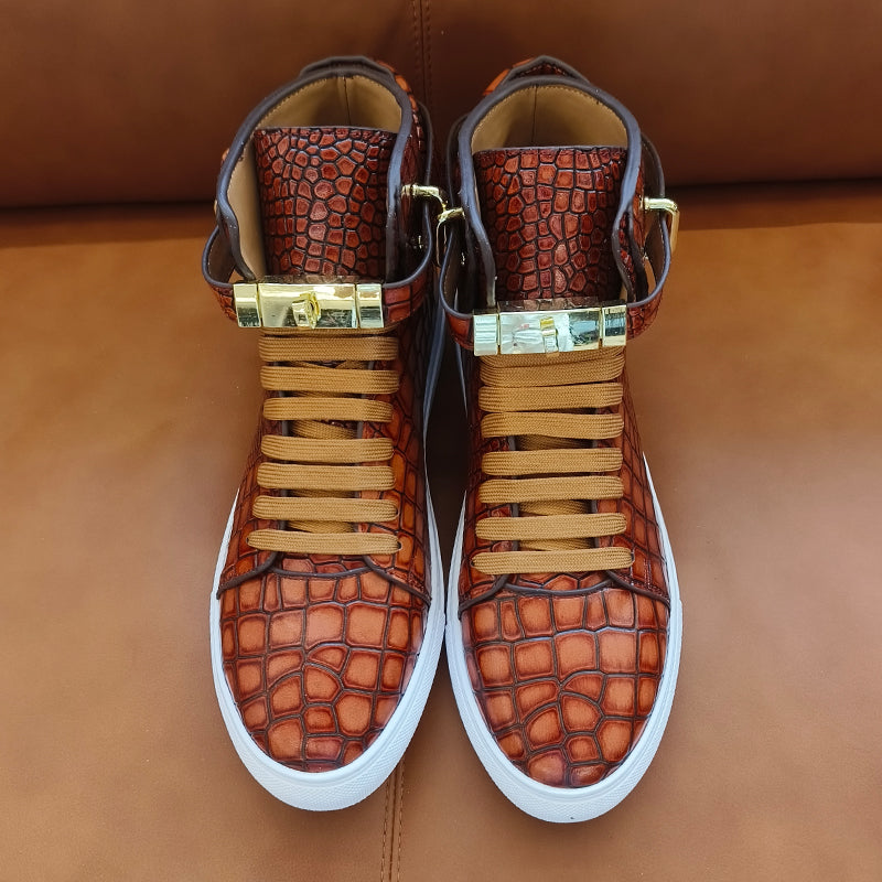 Shop at Crocodile Wear | Luxalon Lace-Up Elegance Sneakers - Sneakers