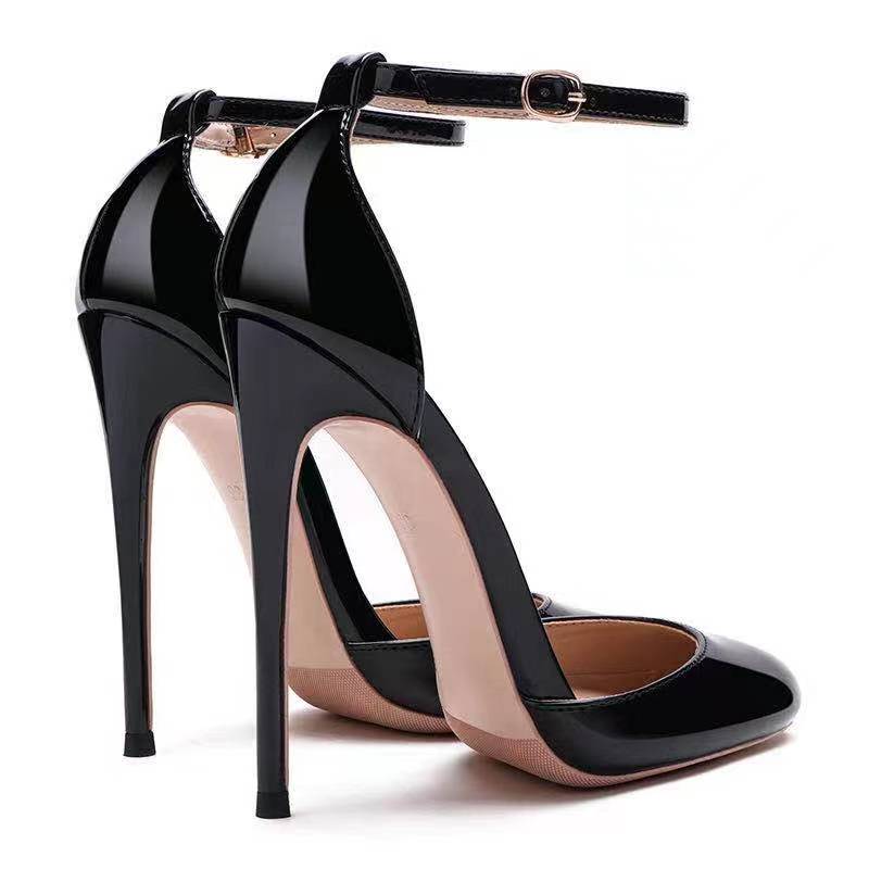 Luxe Buckle Pointed Stiletto Pumps