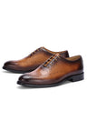 AlliElegance Luxe Brogue Oxford Dress Shoes