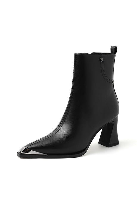 AlligatorLuxe Chic Zipper High Heel Boots