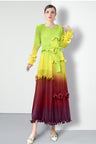 Trendy Pleated Oversized Dresses