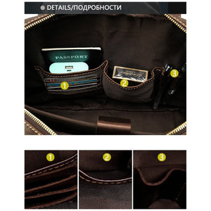 Luxury Exotic Leather Zipper Laptop Briefcase - FINAL SALE