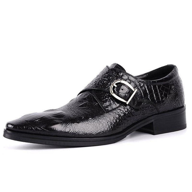 Luxury CrocLeather Classic Business Dress Shoes