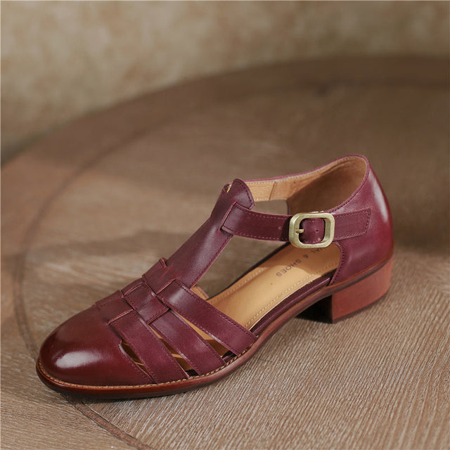 Romesquare Luxe Ankle Strap Platform Shoes - FINAL SALE