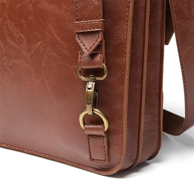 Chic Cow Leather Essential Tote