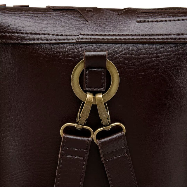 Sophisticated Square Leather Bag