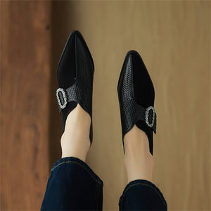 Buckled Beauty Pointed Pumps