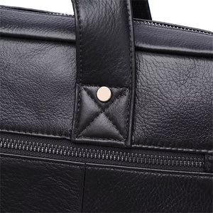 Square Sovereign Leather Tote