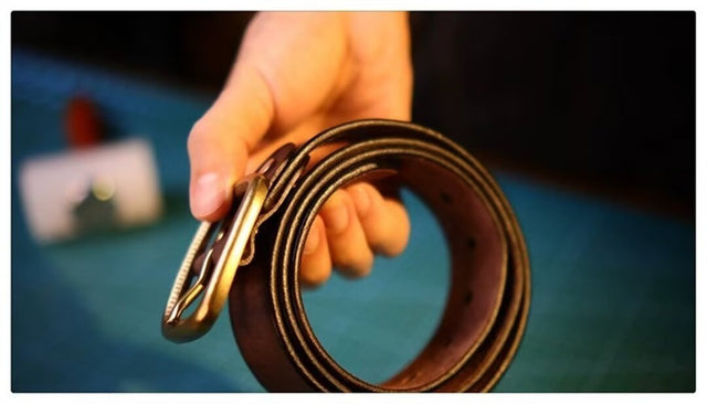 Refined Cowskin Leather Belt