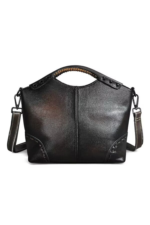 Classic Chic Leather Ensemble Tote