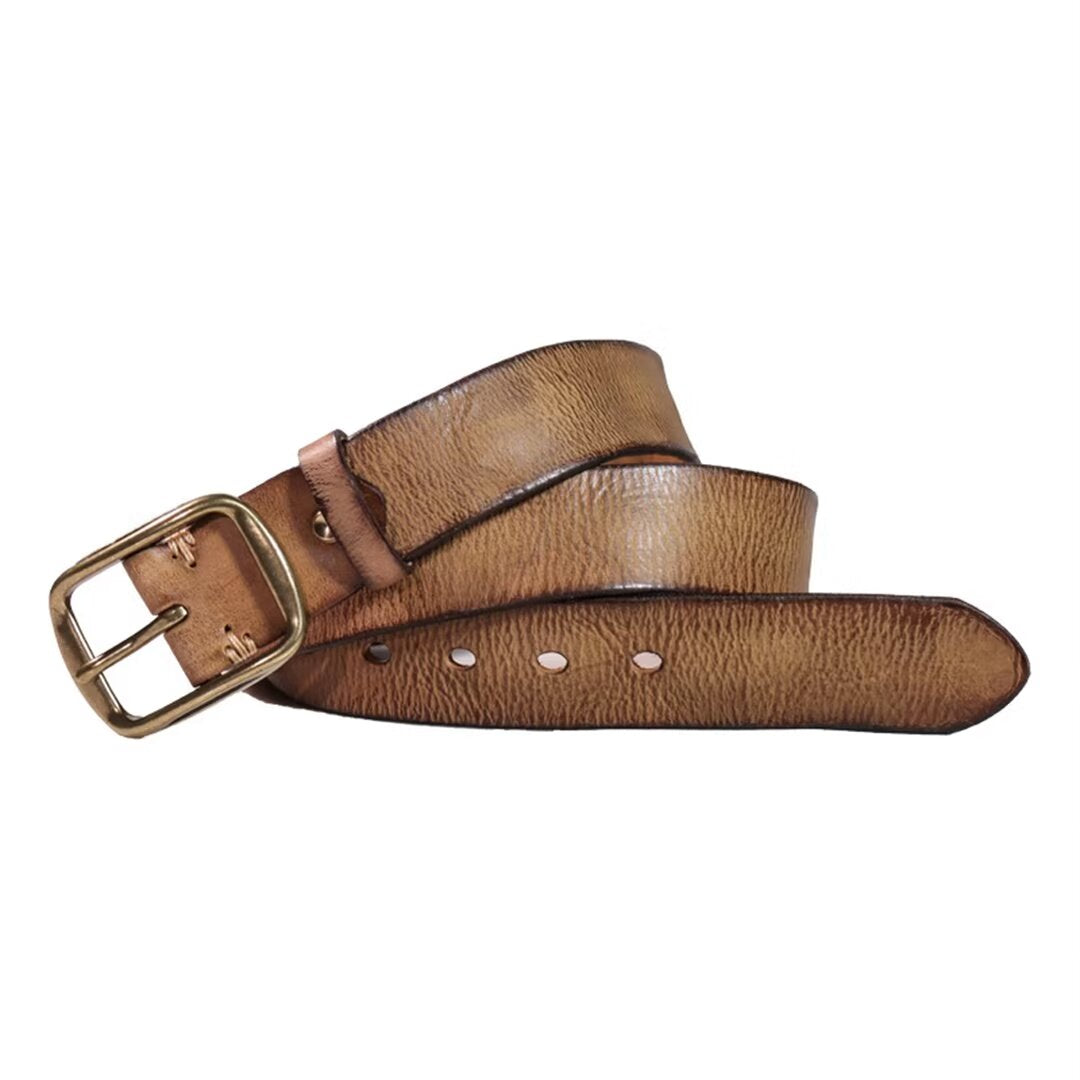 Classic Solid Cowskin Belt