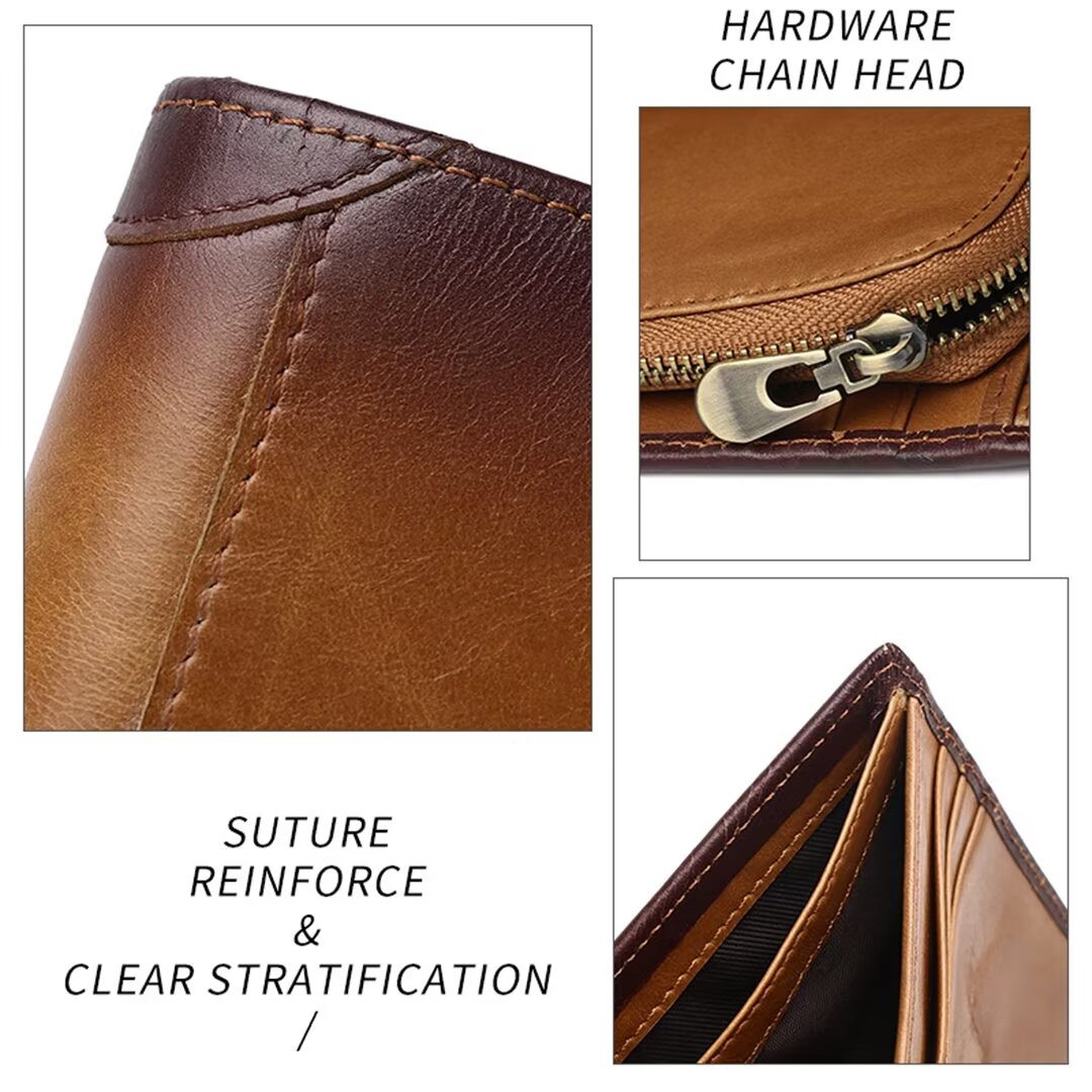 Compact Urban Cowhide Wallet