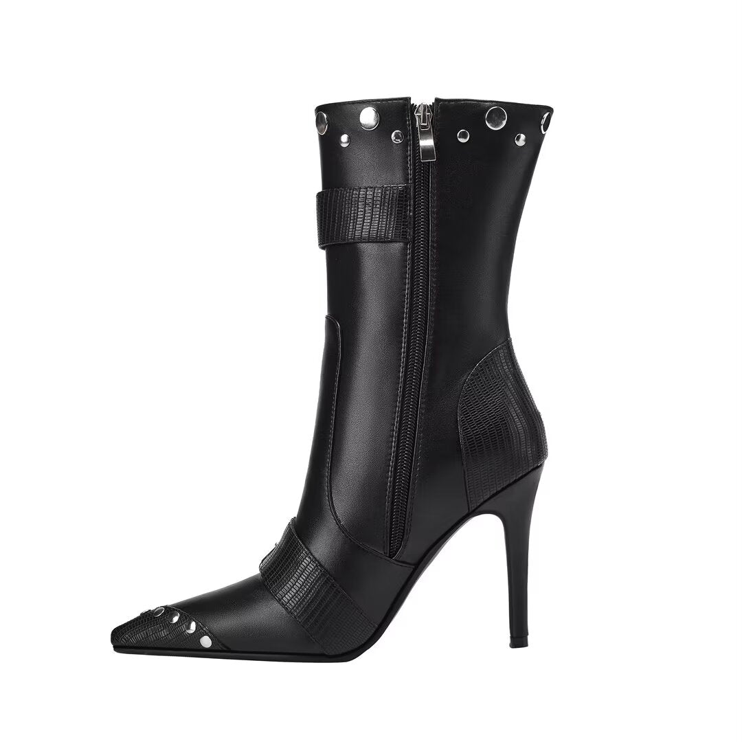 Velvoura Wedding Ankle Boots