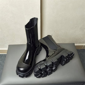 Trendsetter Round-Toe Cow Leather Boots