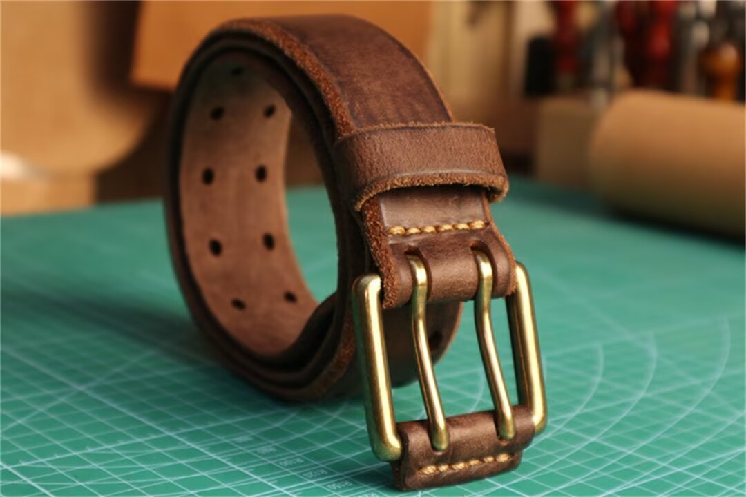 Premium Cowskin Belt with Elegant Buckle